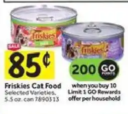 Stop&Shop Friskies Cat Food offer