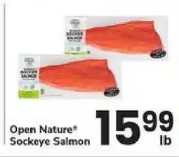 Safeway Open Nature Sockeye Salmon offer