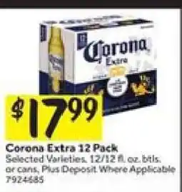 Stop&Shop Corona Extra 12 Pack offer