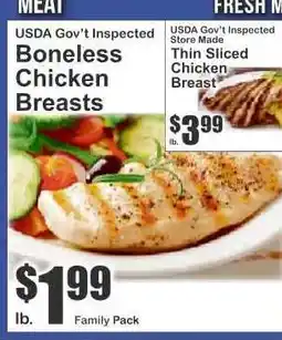 Key Food Boneless Chicken Breasts offer