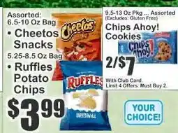 Key Food Ruffles Potato Chips offer