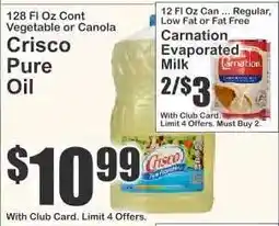 Key Food Crisco Pure Oil offer