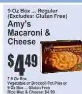 Key Food Amy's Macaroni & Cheese offer