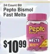 Key Food Pepto Bismol Fast Melts offer
