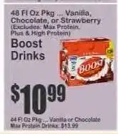 Key Food Boost Drinks offer