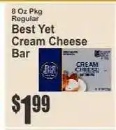 Key Food Best Yet Cream Cheese Bar offer