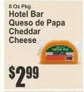 Key Food Hotel Bar Queso De Papa Cheddar Cheese offer