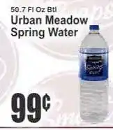 Key Food Urban Meadow Spring Water offer