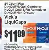 Key Food Vick's LiquiCaps offer