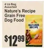 Key Food Nature's Recipe Grain Free Dog Food offer