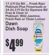 Key Food Dawn Dish Soap offer