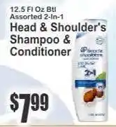 Key Food Head & Shoulder's Shampoo & Conditioner offer