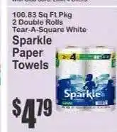 Key Food Sparkle Paper Towels offer