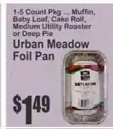 Key Food Urban Meadow Foil Pan offer