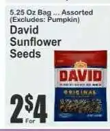 Key Food David Sunflower Seeds offer