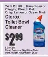 Key Food Clorox Toilet Bowl Cleaner offer