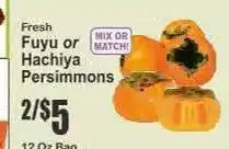 Key Food Fuyu or Hachiya Persimmons offer