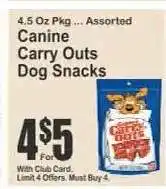 Key Food Canine Carry Outs Dog Snacks offer