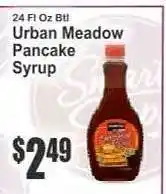 Key Food Urban Meadow Pancake Syrup offer