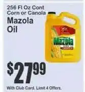 Key Food Mazola Oil offer