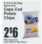 Key Food Cape Cod Potato Chips offer