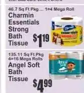 Key Food Charmin Essentials Strong Bath Tissue offer