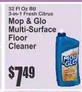 Key Food Mop & Glo Multi-Surface Floor Cleaner offer
