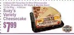 Key Food Suzy's Variety Cheesecake offer