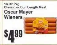 Key Food Oscar Mayer Wieners offer