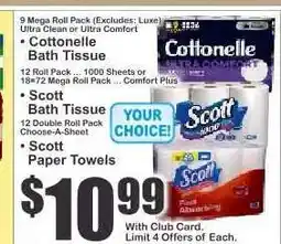 Key Food Scott Bath Tissue offer