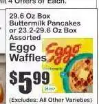 Key Food Eggo Waffles offer