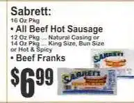 Key Food Sabrett offer