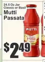Key Food Mutti Passata offer