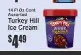 Key Food Turkey Hill Ice Cream offer