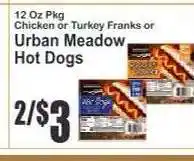 Key Food Urban Meadow Hot Dogs offer