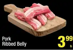 Super King Markets Pork Ribbed Belly offer