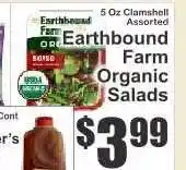 Key Food Earthbound Farm Organic Salads offer