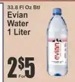 Key Food Evian Water offer