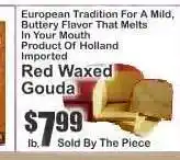 Key Food Red Waxed Gouda offer