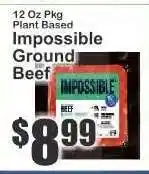 Key Food Impossible Ground Beef offer