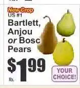 Key Food Bartlett, Anjou or Bosc Pears offer