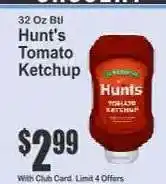 Key Food Hunt's Tomato Ketchup offer