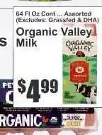 Key Food Organic Valley Milk offer
