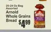 Key Food Arnold Whole Grains Bread offer
