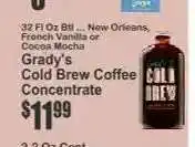 Key Food Grady's Cold Brew Coffee Concentrate offer