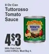 Key Food Tuttorosso Tomato Sauce offer