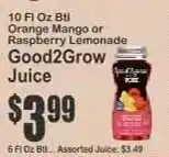 Key Food Good2Grow Juice offer
