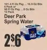 Key Food Deer Park Spring Water offer