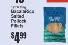 Key Food BacalaRico Salted Pollock Fillets offer
