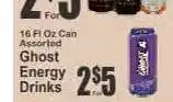 Key Food Ghost Energy Drinks offer